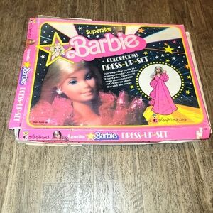 1978 Superstar Barbie Colorforms Dress Up Set Vintage